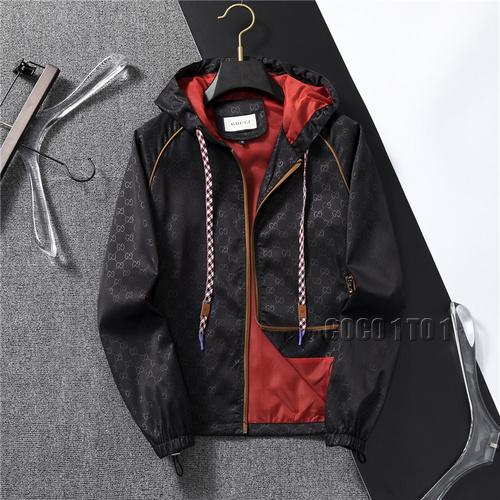 GUCCI Hooded Trench Jacket in Black