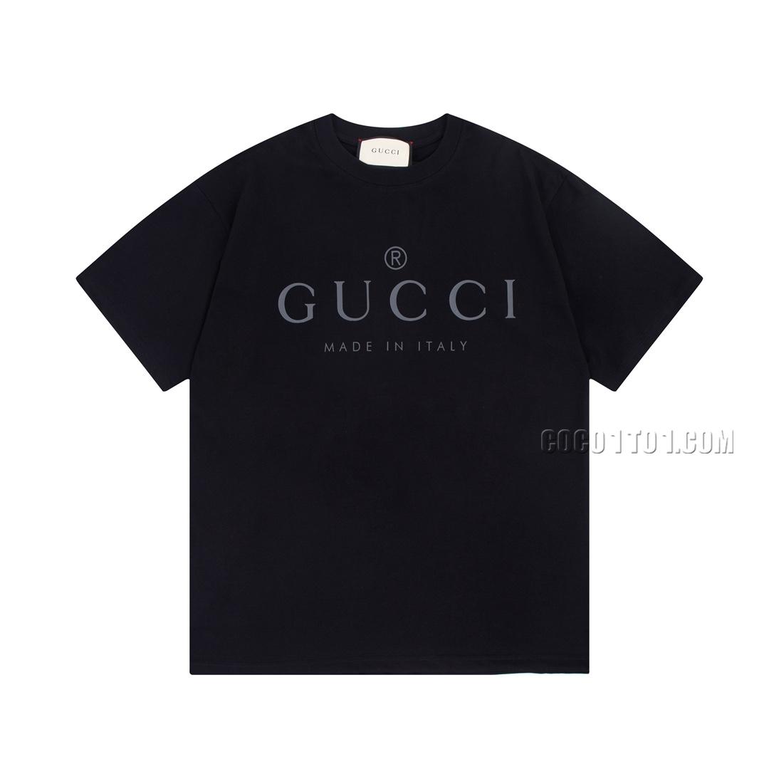Gucci Digital Printed Basic Letter Logo Short Sleeve T-shirt N42301