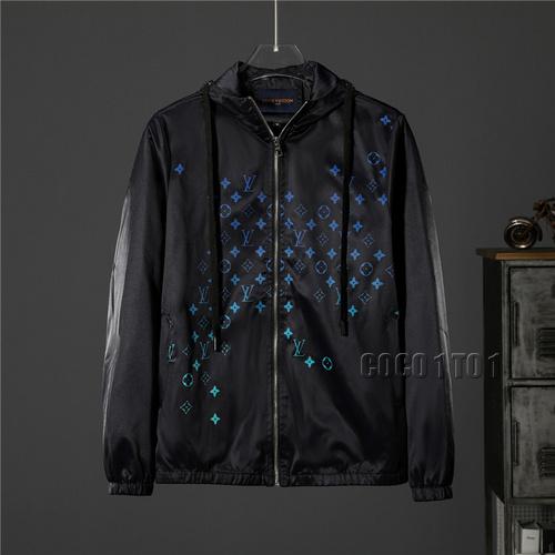 Louis Vuitton Starry Sky Print Hooded Jacket in Black