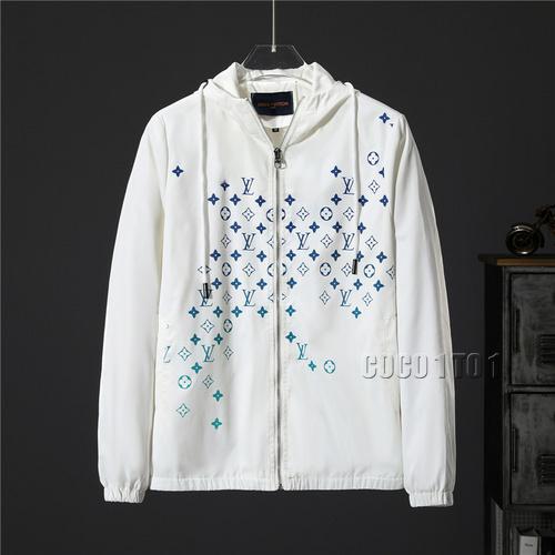 Louis Vuitton Starry Sky Print Hooded Jacket in White