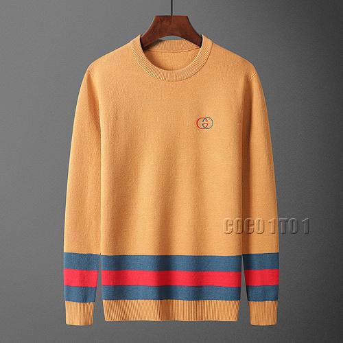 Gucci Fashion Crew Neck Sweater in Khaki
