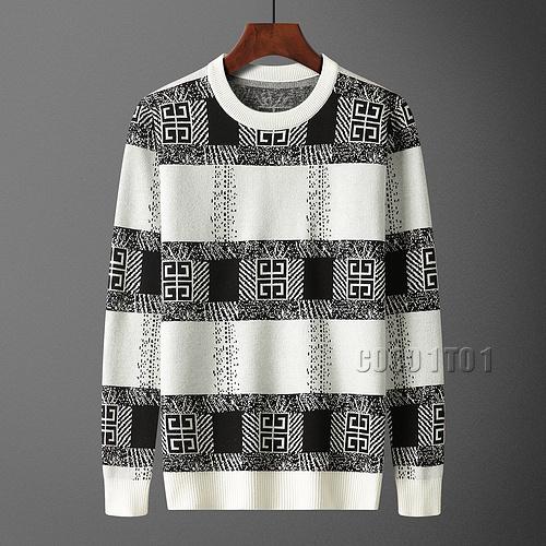 Givenchy Logo Pattern Crew Neck Sweater