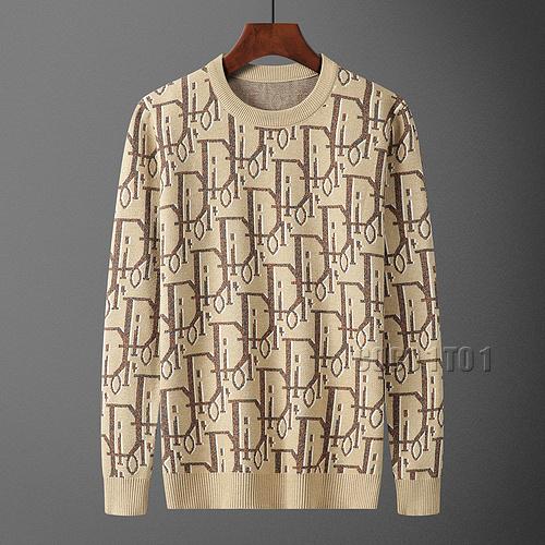 Dior Fashion Crew Neck Sweater in Khaki