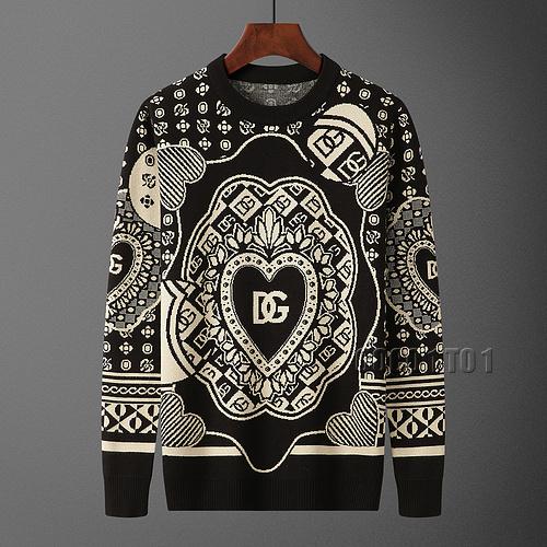 DOLCE&GABBANA Crew Neck Sweater in Black