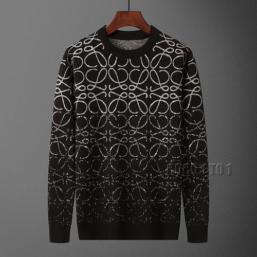 Loewe Logo Pattern Crew Neck Sweater