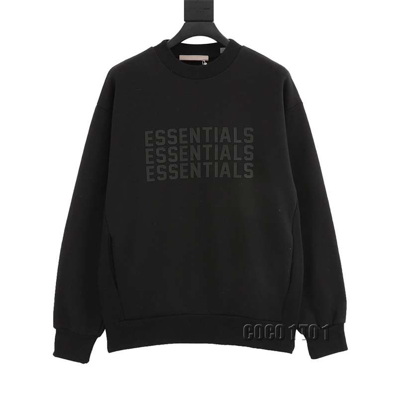 FEAR OF GOD FOG Triple-Line Silicone Logo Crewneck Sweatshirt