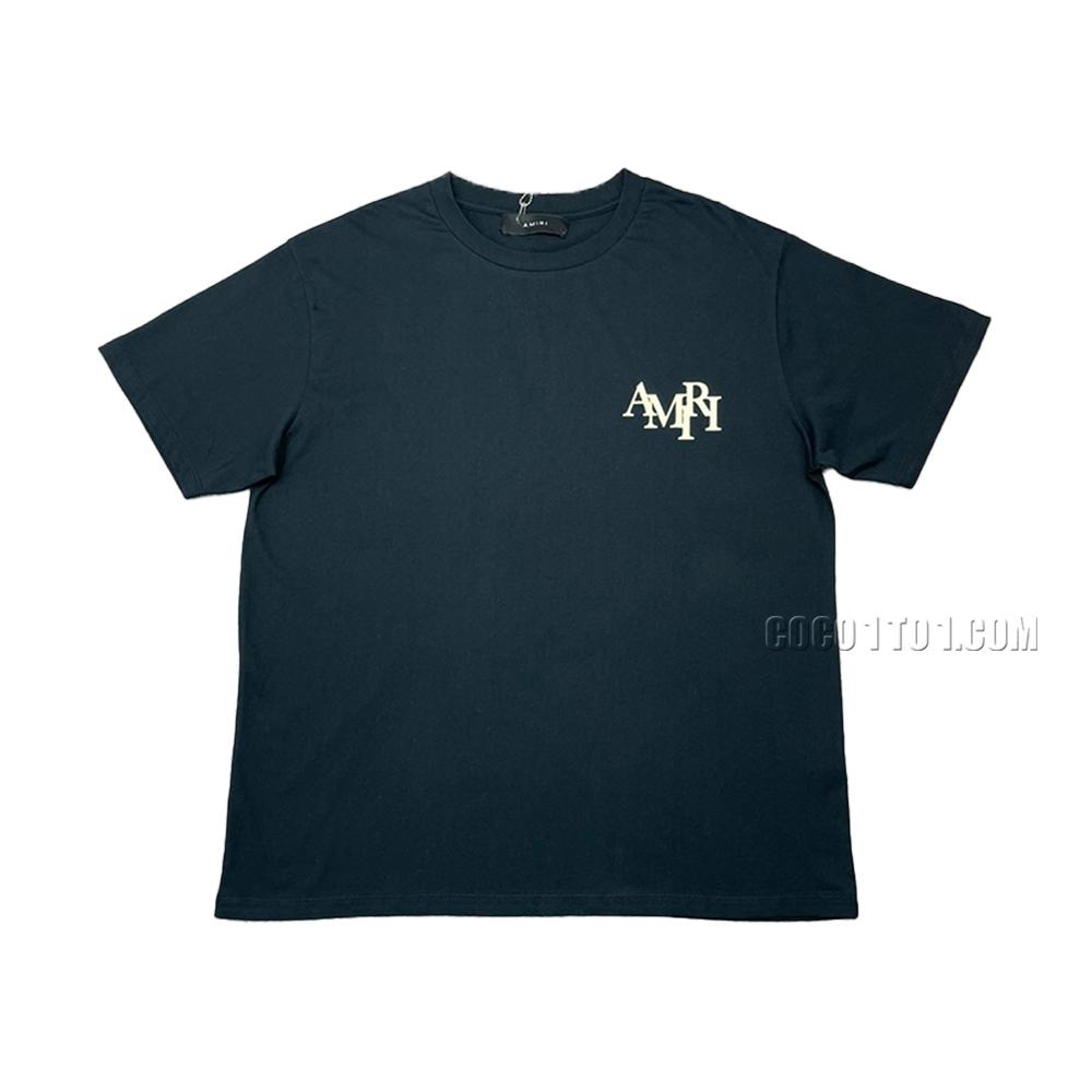 AMIRI new T-shirt short-sleeved new wash water mark tag