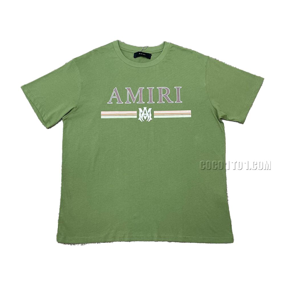 AMIRI new T-shirt short-sleeved new wash water mark tag