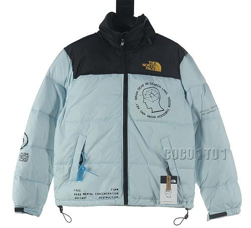 The North Face Collaboration Brain Death Down Jacket Light Blue