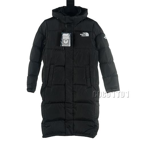 The North Face Long Hooded Down Jacket Black