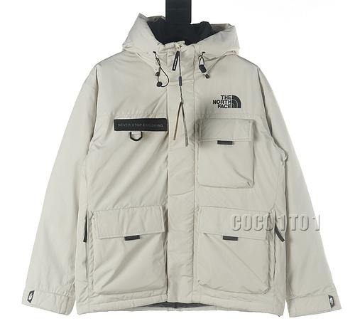 The North Face Multi-Pocket Utility Hooded Down Jacket White