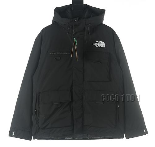 The North Face Multi-Pocket Utility Hooded Down Jacket Black