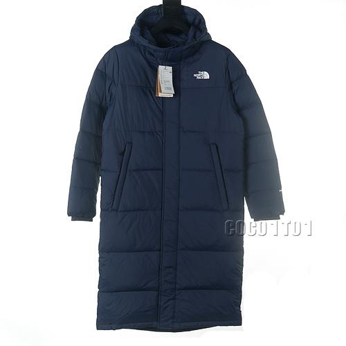 The North Face Badge Long Down Jacket Dark Blue