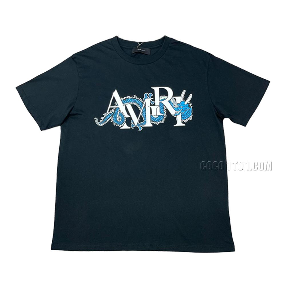 AMIRI new T-shirt short-sleeved new wash water mark tag