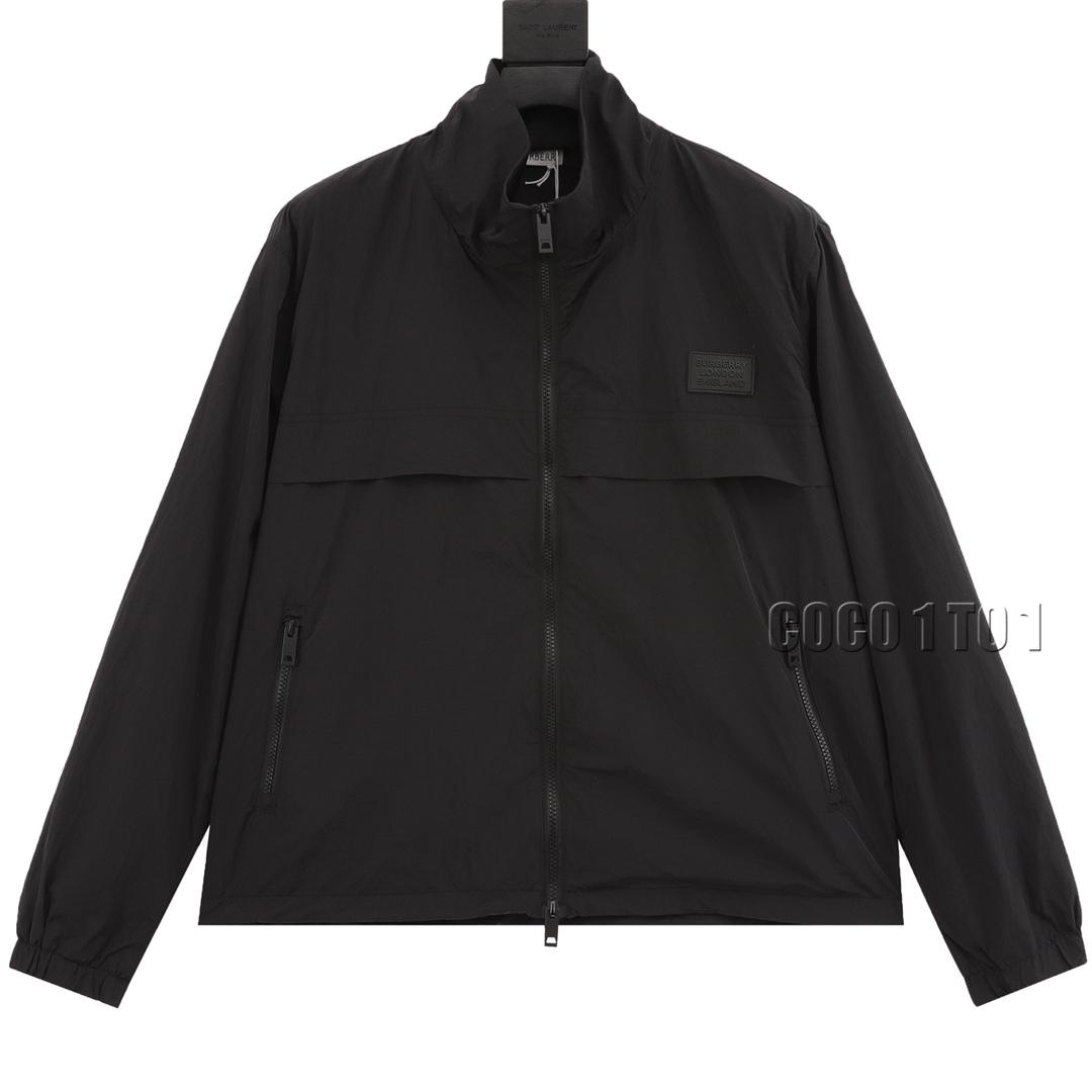 Burberry chest logo lined check Jacket