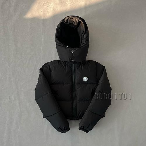 Trapstar detachable hat down Jacket Black