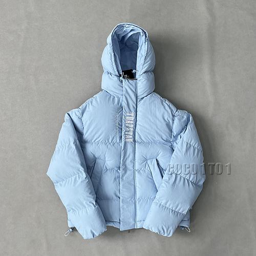 Trapstar Puffer Jacket Decoded Hooded Sky Blue
