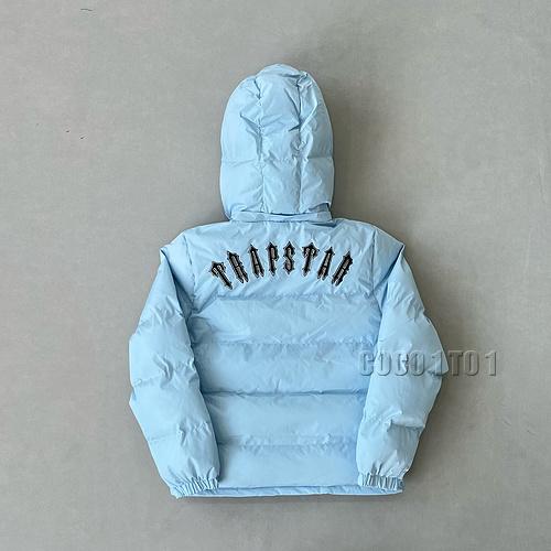 Trapstar Hooded(Removable)Puffer Sky Blue