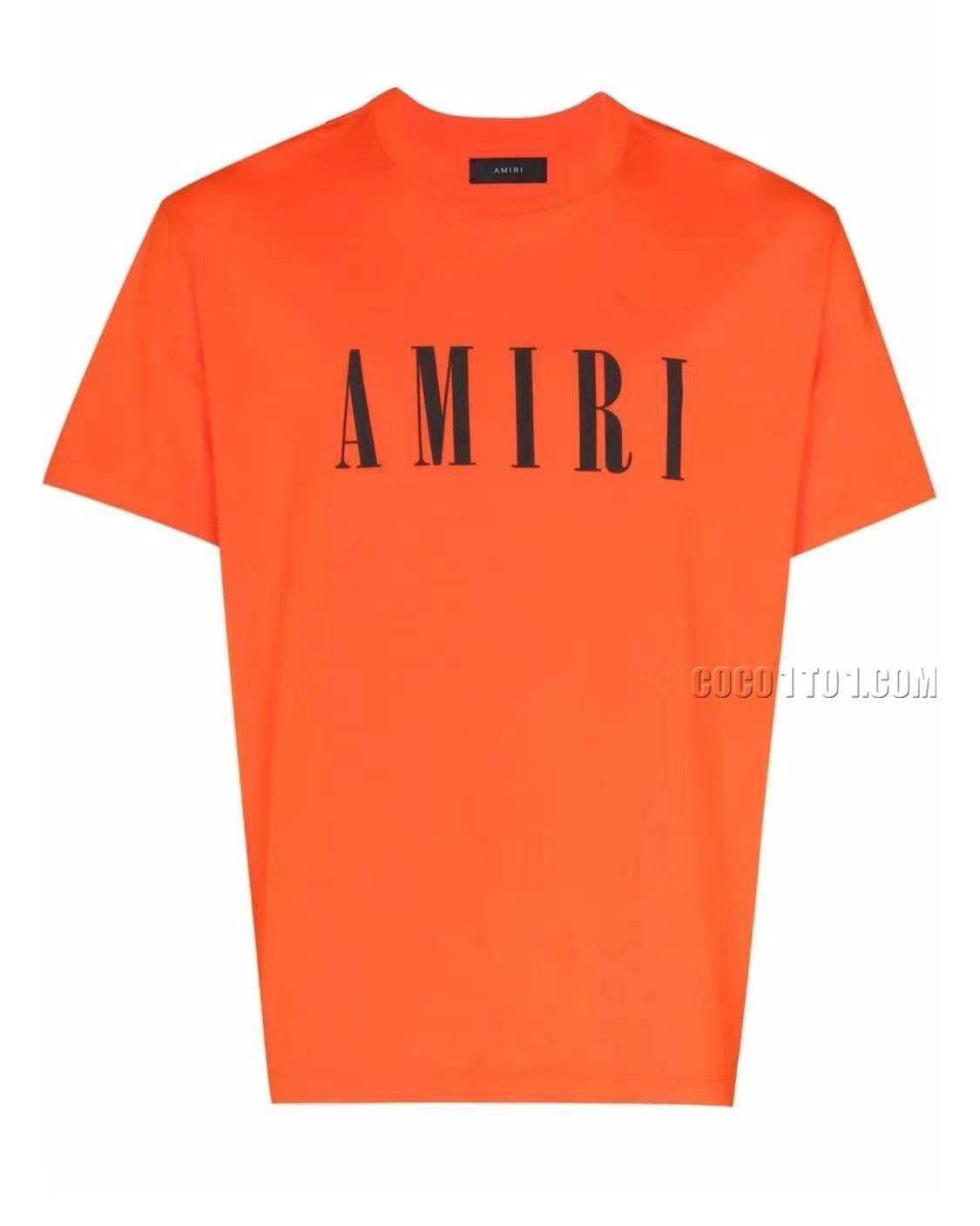AMIRI new T-shirt short-sleeved new wash water mark tag