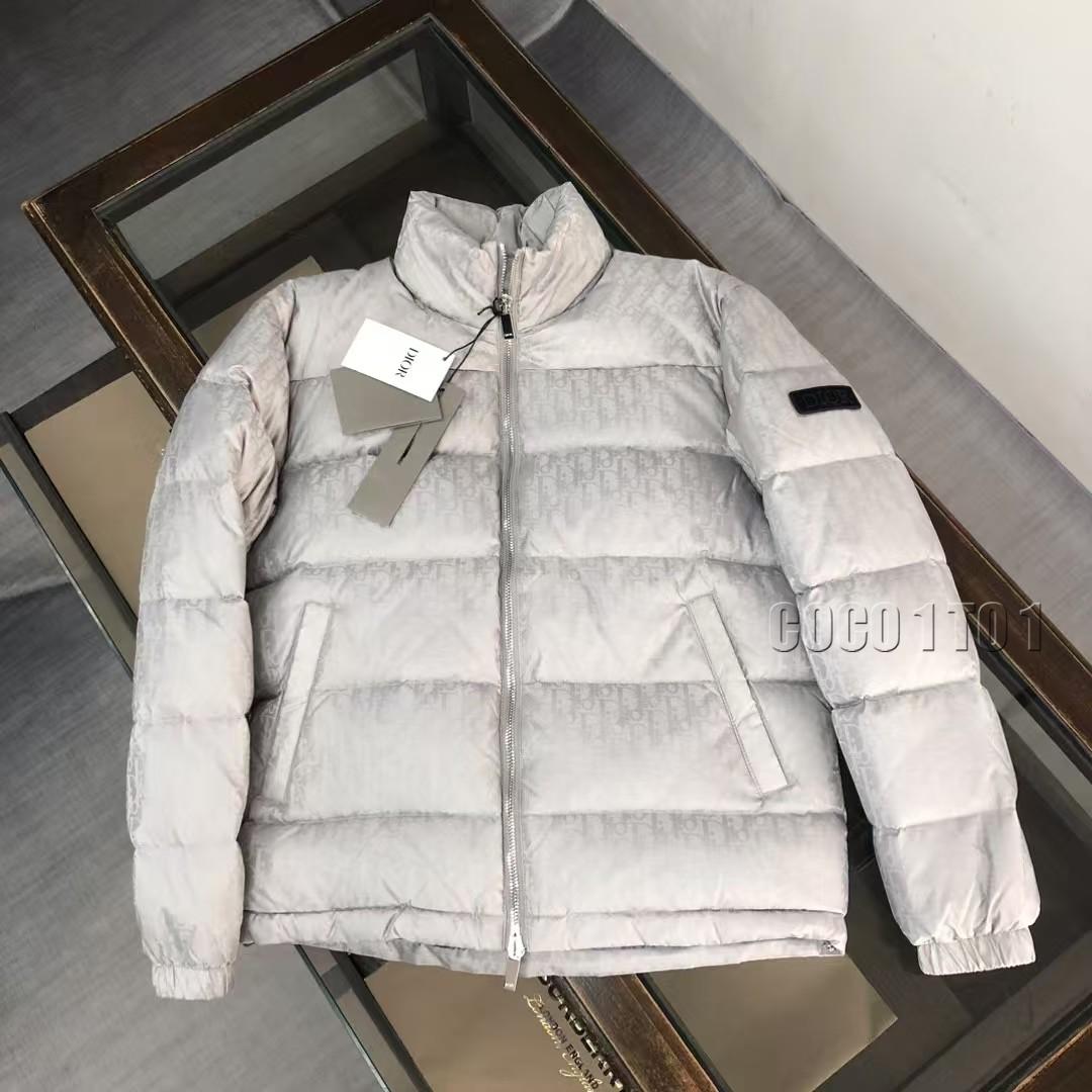 Dior down jacket gray