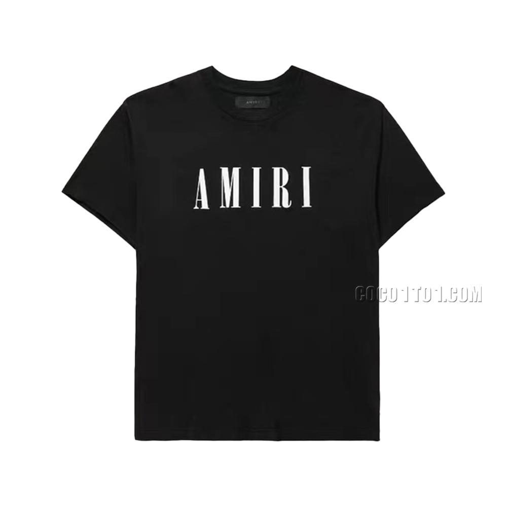 AMIRI new T-shirt short-sleeved new wash water mark tag