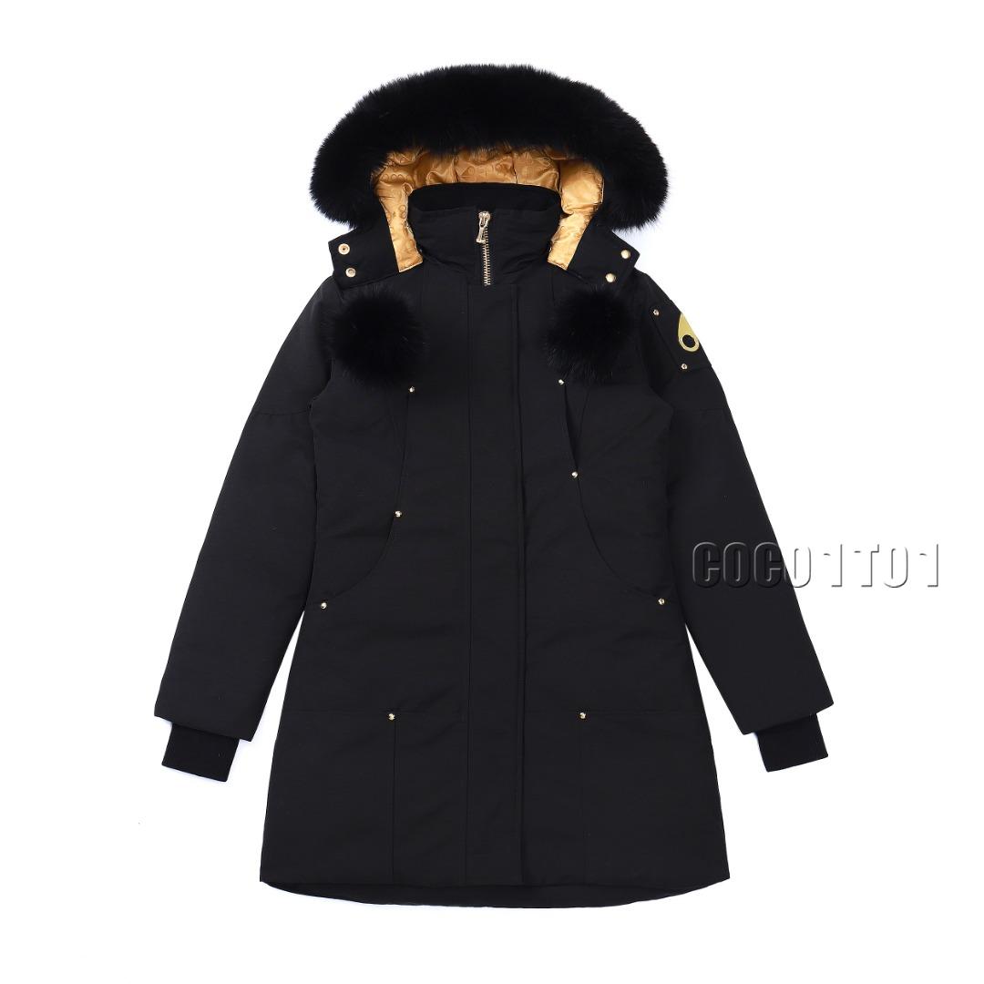 Moose Knuckles 01 Gold Scissors Women's Down Jacket
