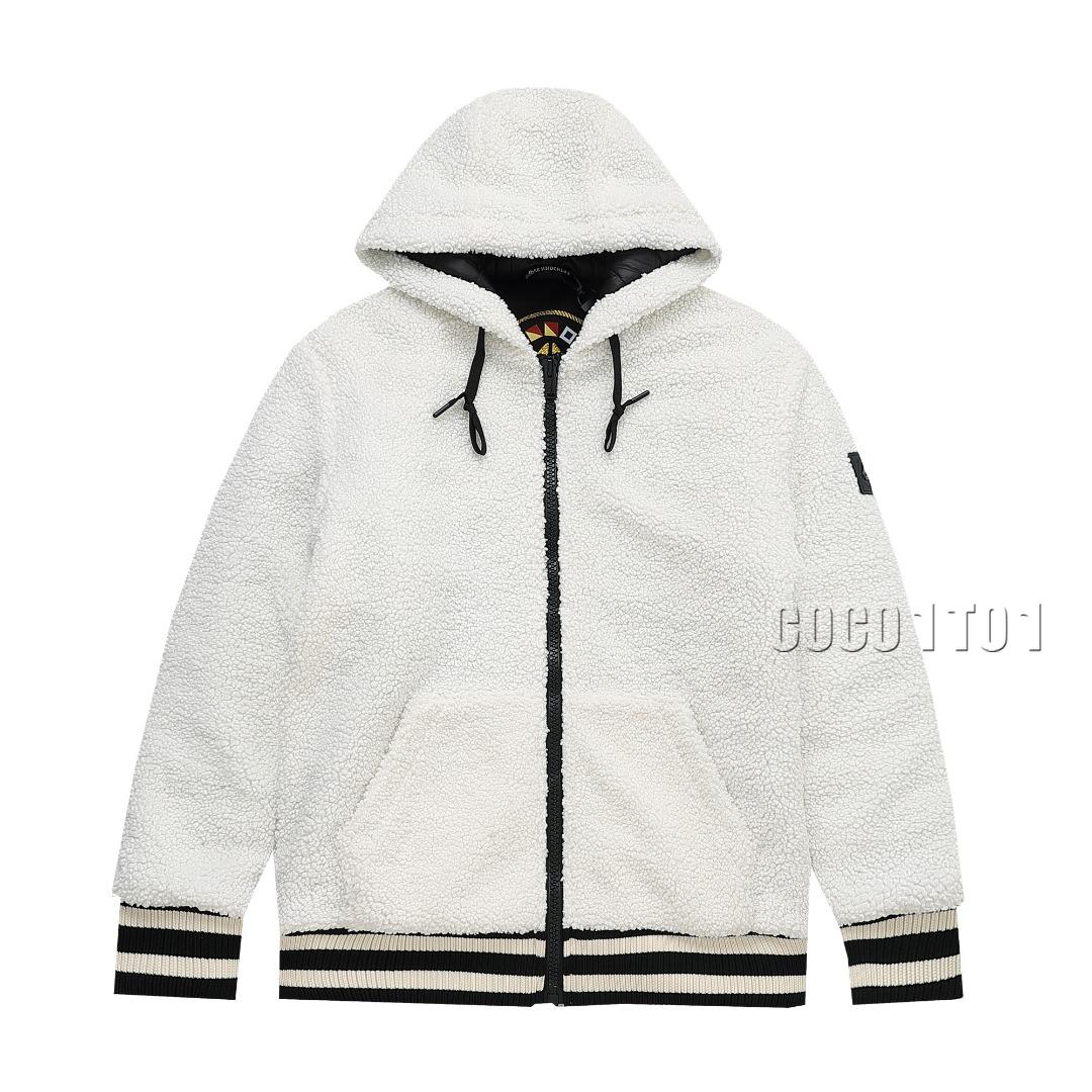 Moose Knuckles Lamb Wool Down Jacket White