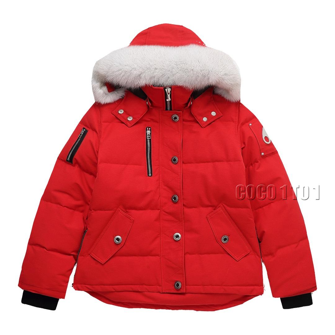 Moose Knuckles 05 Short Down Jacket Red