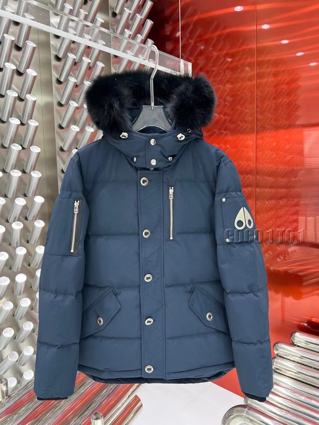 Moose Knuckles Down Jacket Royal Blue
