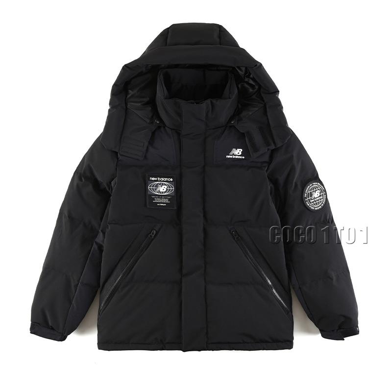 New Balance Thick Warm Short Down Jacket Black