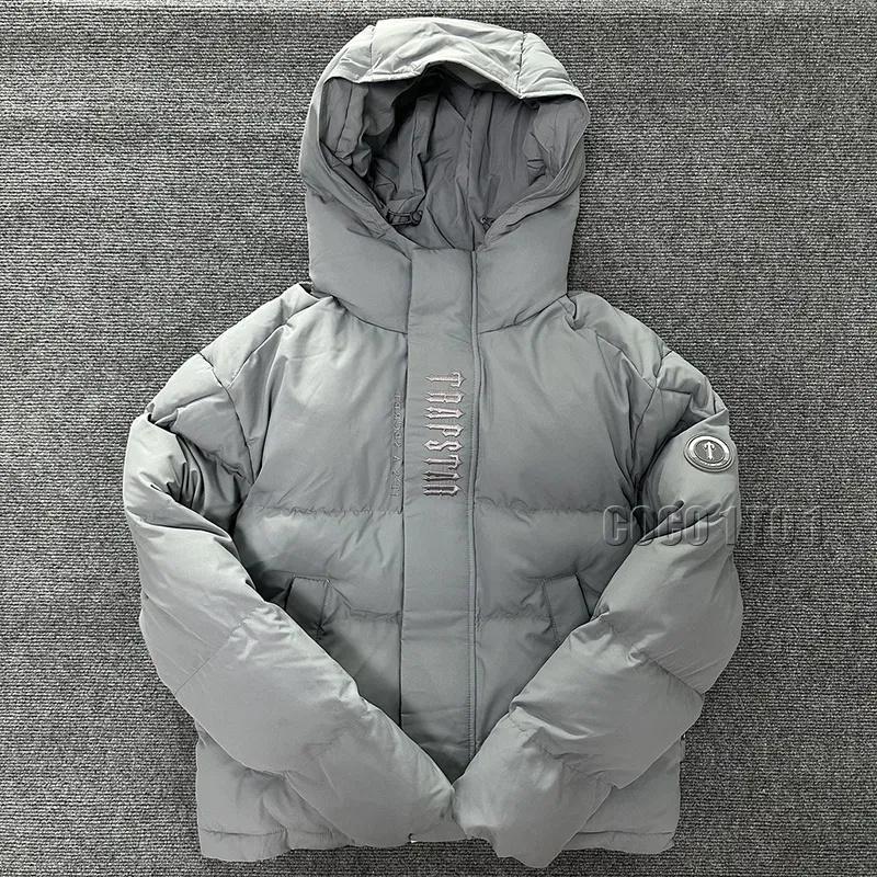 Trapstar Hooded Cotton Jacket Gray