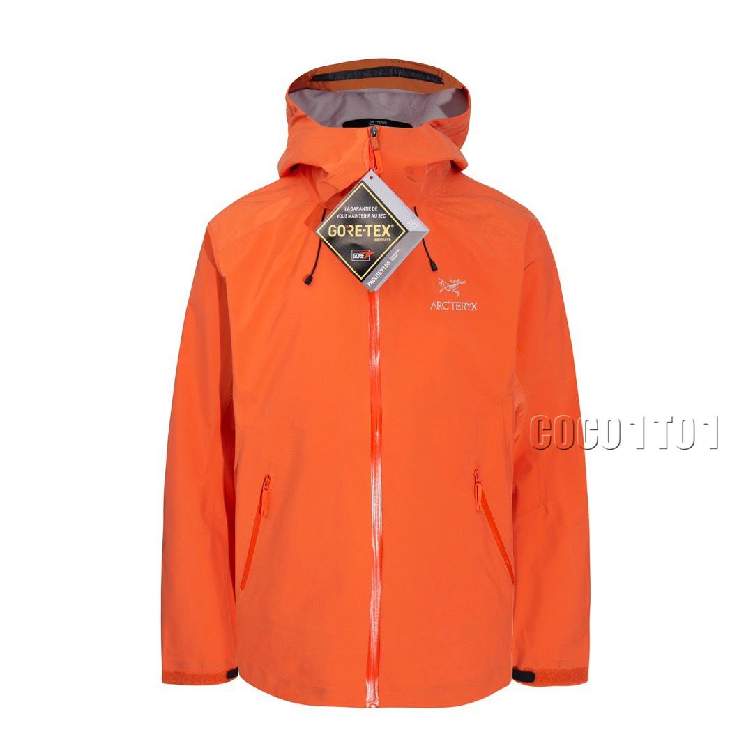 Arc'teryx Beta LT Fino Orange Gore-Tex Hard Shell Functional Waterproof Jacket