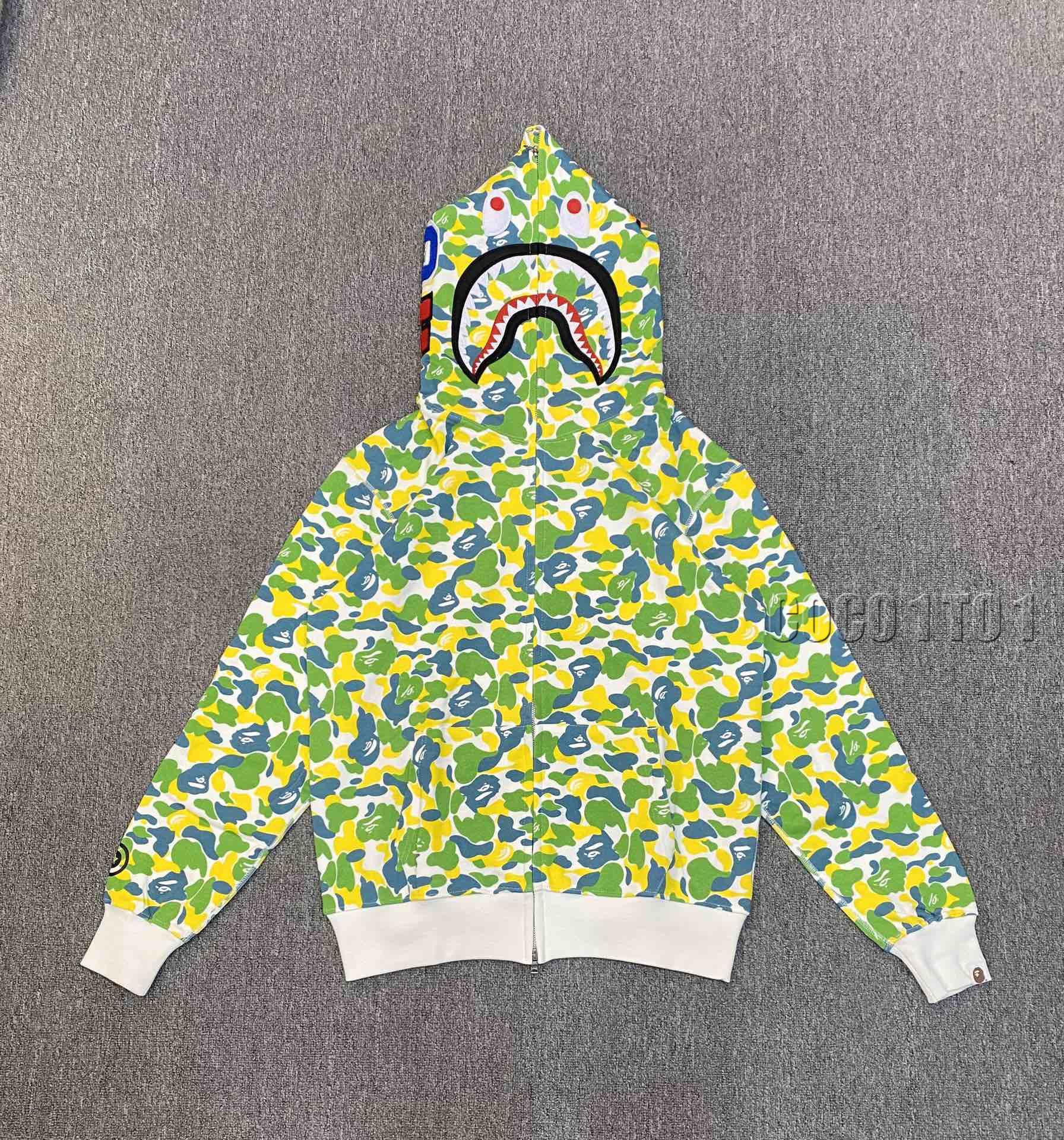 BAPE Camouflage Shark Hoodie