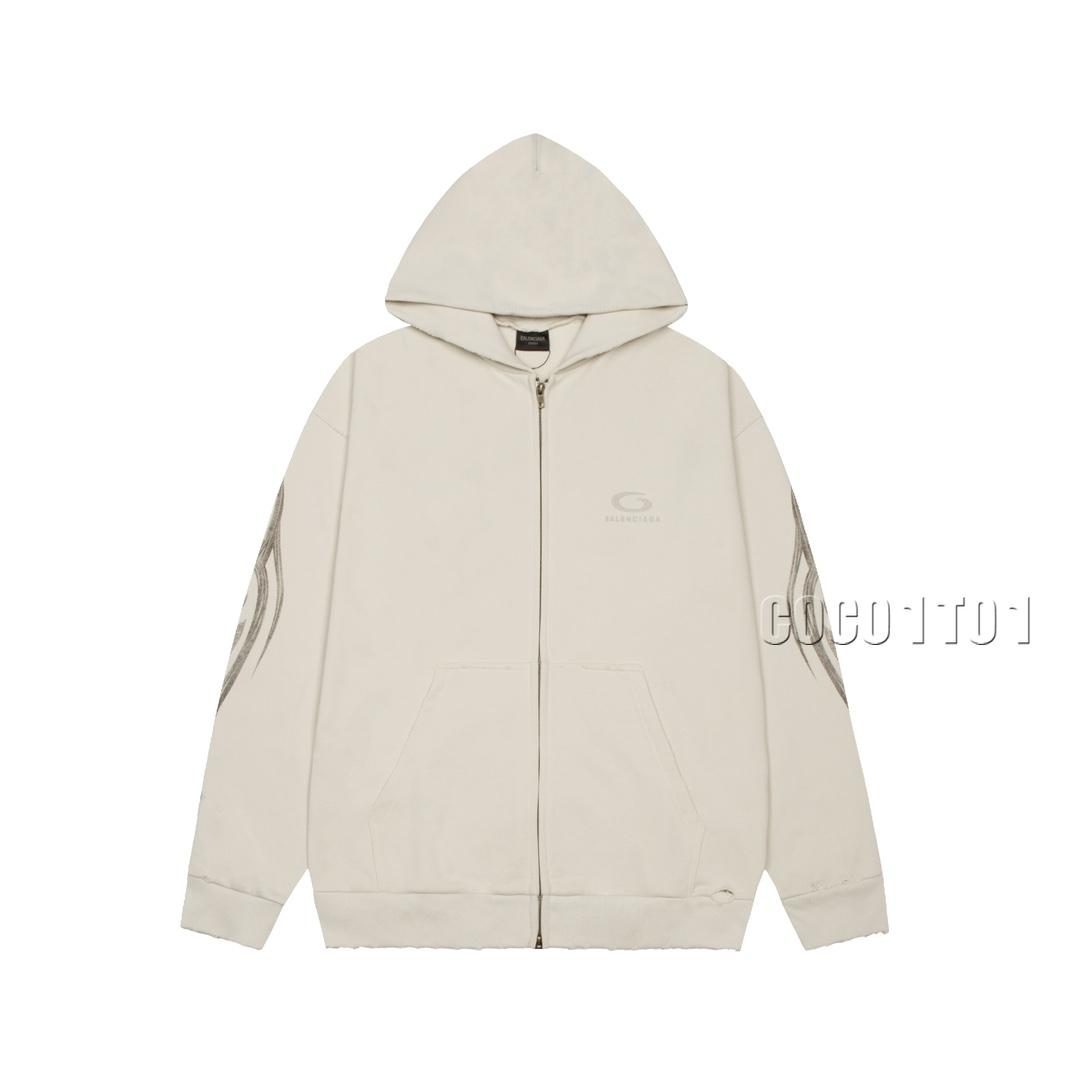 Balenciaga Totem Zipper Hoodie