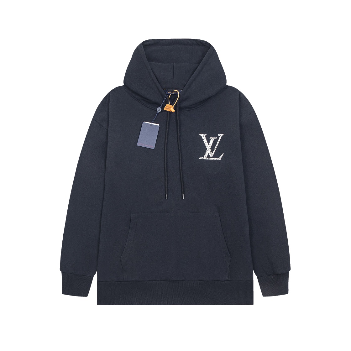 Louis Vuitton Silver Foil Craft Hoodie