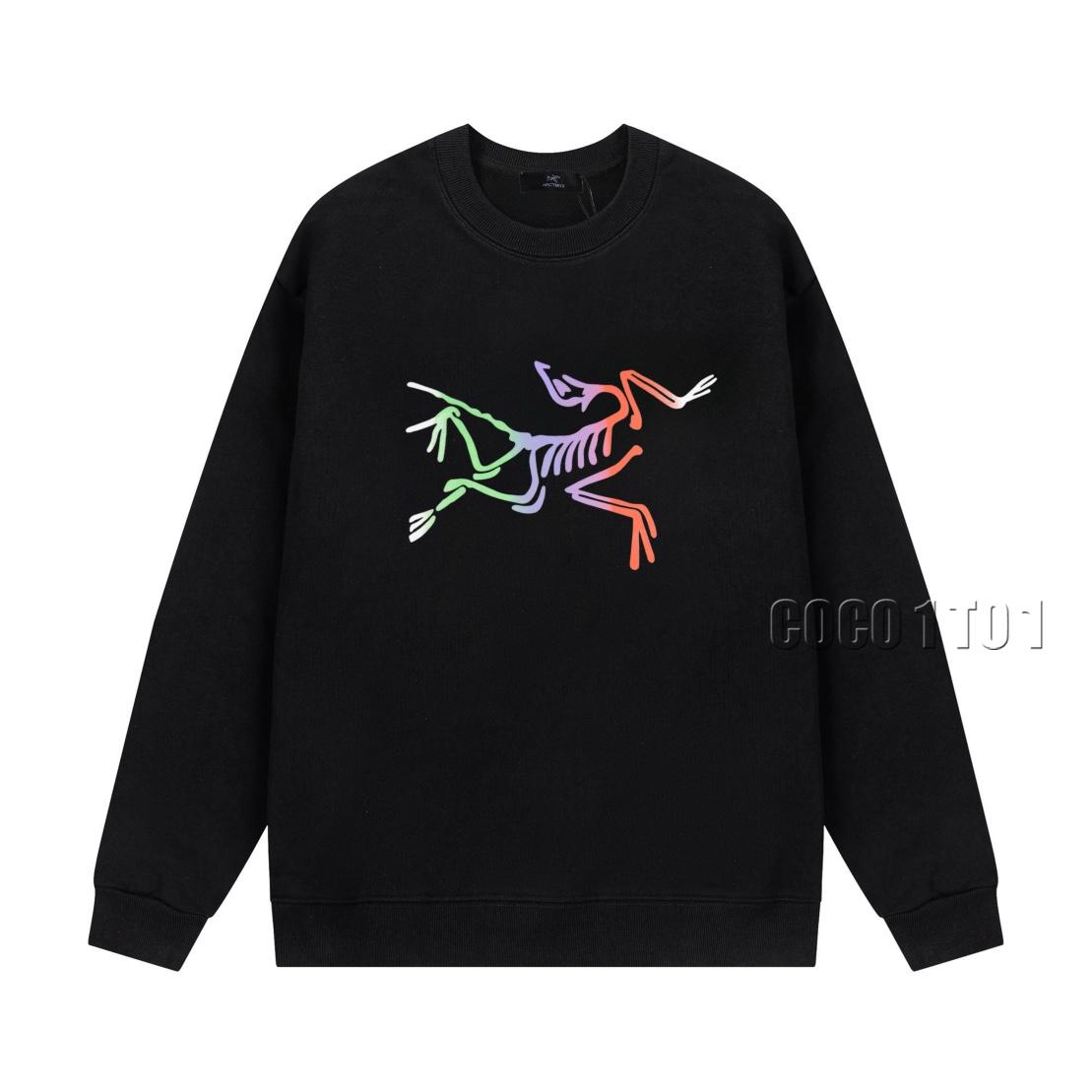 Arc'teryx Gradient Logo Crew Sweatshirt Black
