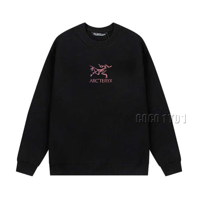 Arc'teryx Spray Print + Graffiti Letter Logo Crew Sweatshirt Black