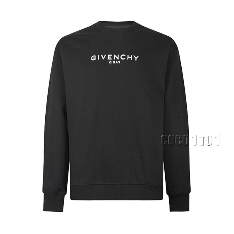 GIVENCHY Classic Letter Reversed Print Crew Sweatshirt