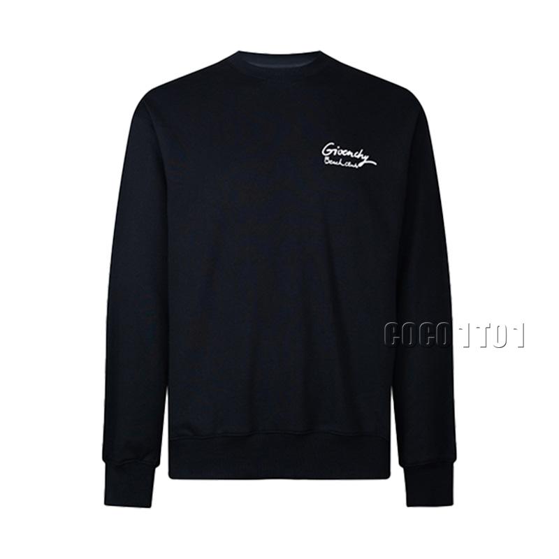 GIVENCHY Shell Letter Print Crew Sweatshirt