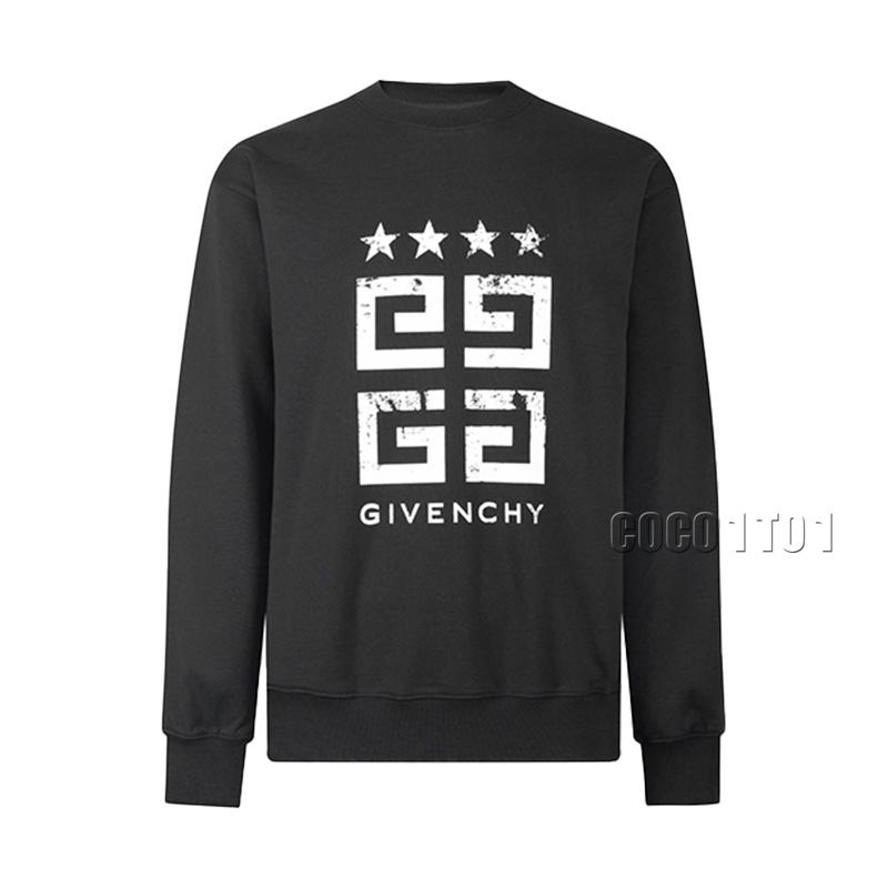 GIVENCHY 4G Star Print Crew Sweatshirt