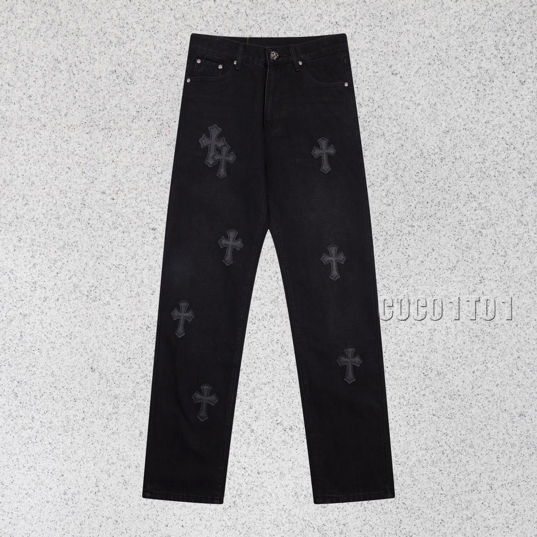 Chrome Hearts Heavy Duty High Street Denim Pants Black