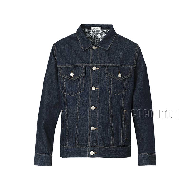 DIOR Inside All-Over Print Denim Jacket