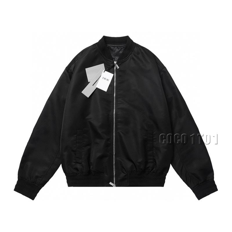 DIOR Embroidered Bomber Jacket Black