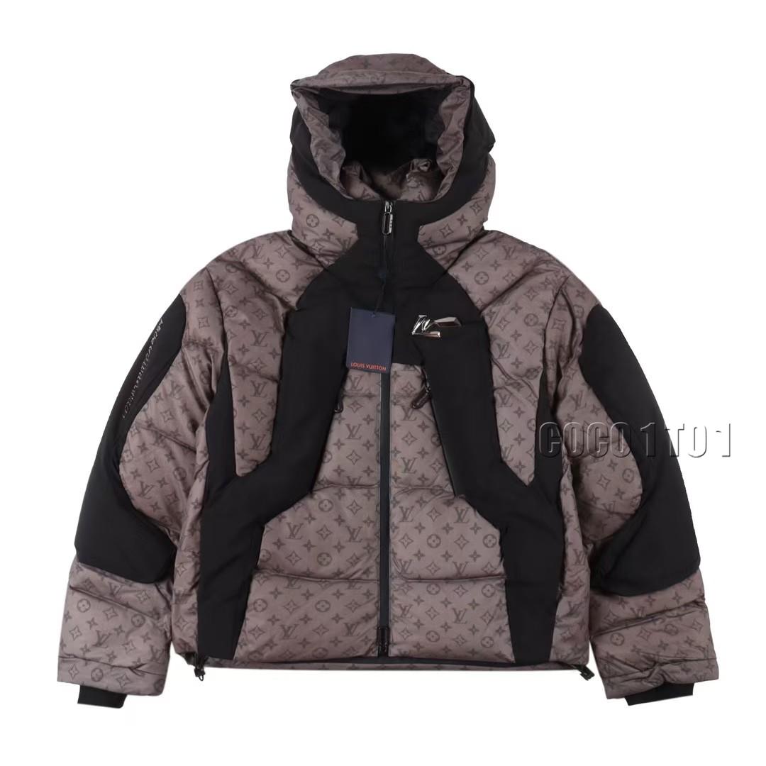Louis Vuitton Monogram Thermo-sensitive Hooded Down Jacket