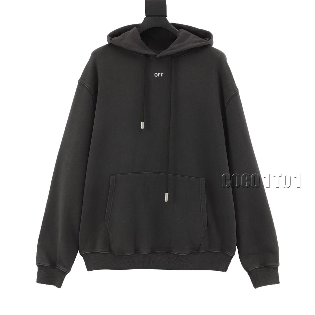 OFF-WHITE C/O VIRGIL Back Moon Print Hoodie