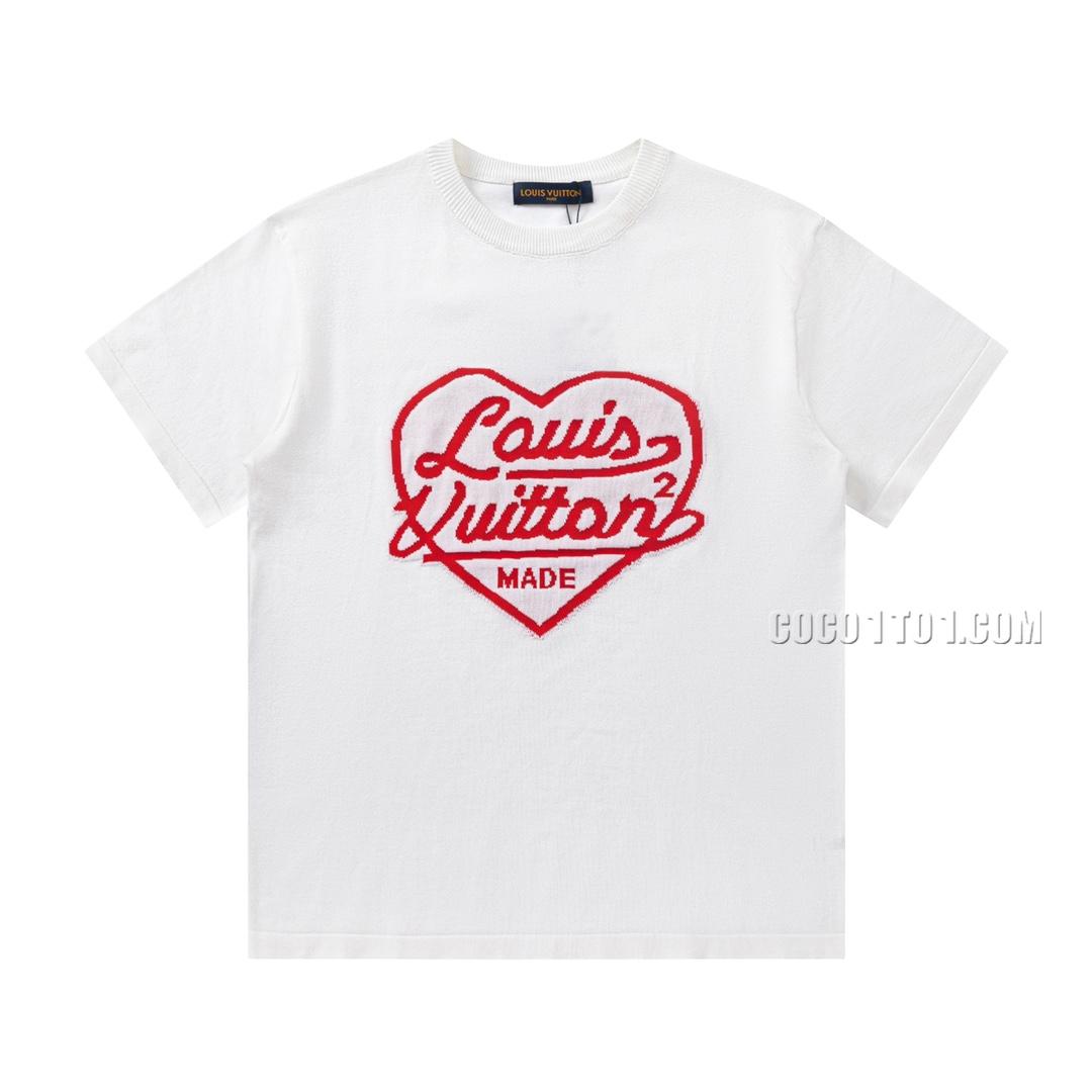 Louis Vuitton Love Street Style Knitted Short-Sleeve T-shirt NLOUIS VUITTON42307
