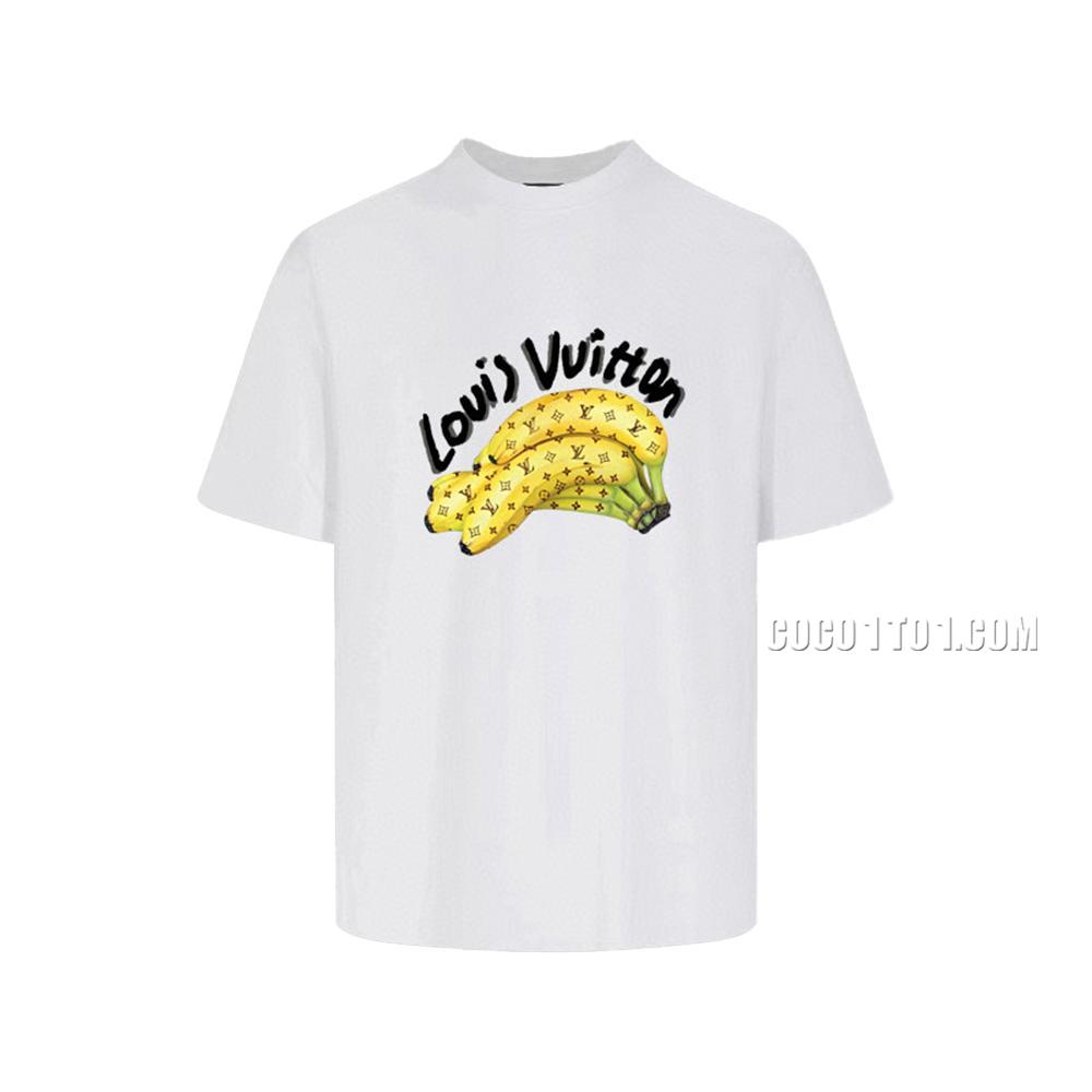 Louis Vuitton trendy new printed round neck short-sleeved T-shirt NLOUIS VUITTON42307