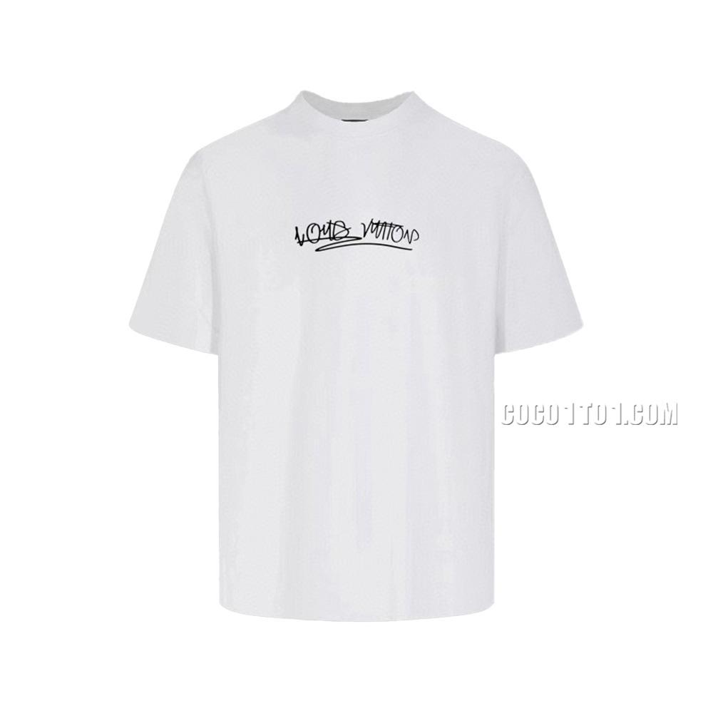 Louis Vuitton trendy new printed round neck short-sleeved T-shirt NLOUIS VUITTON42307