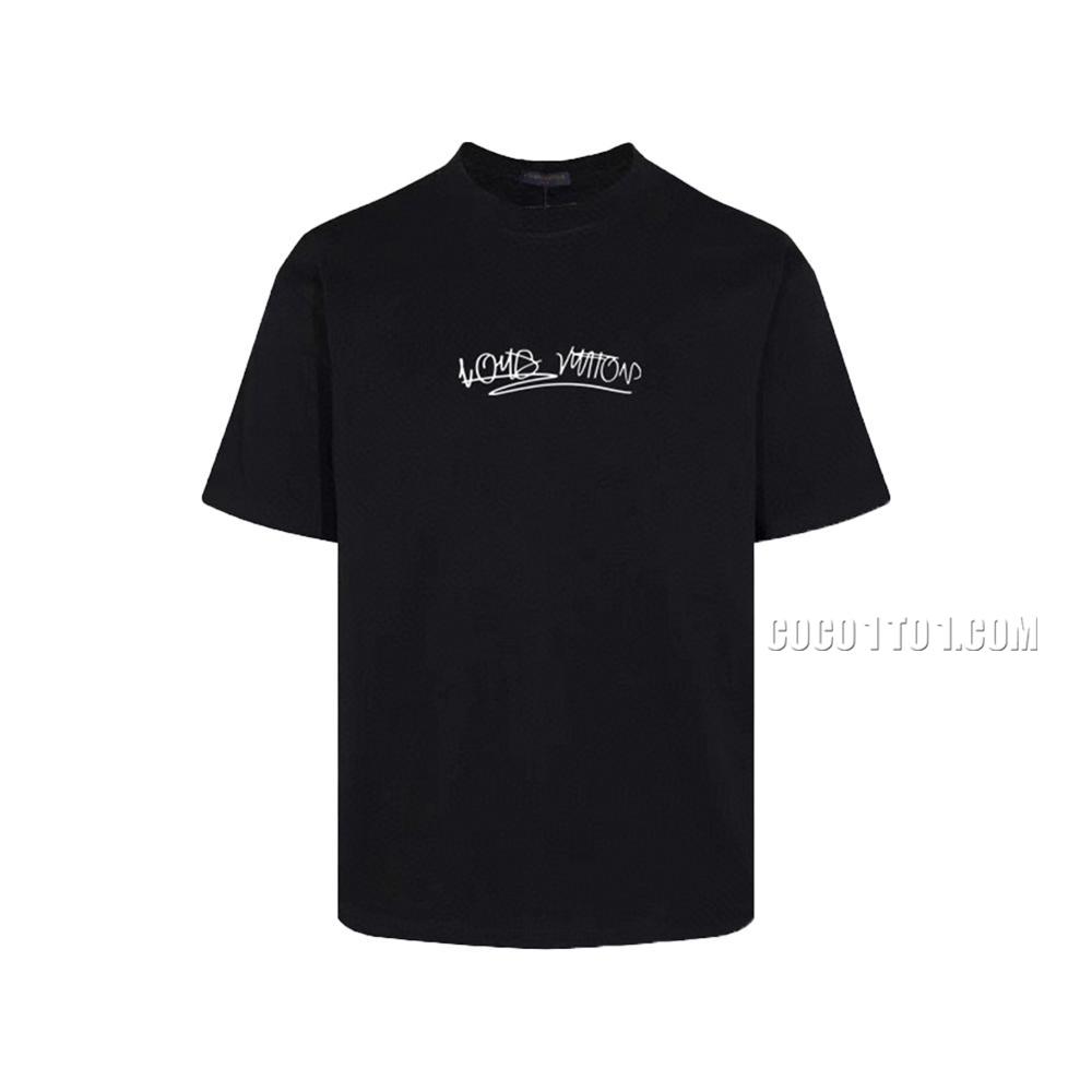 Louis Vuitton trendy new printed round neck short-sleeved T-shirt NLOUIS VUITTON42307