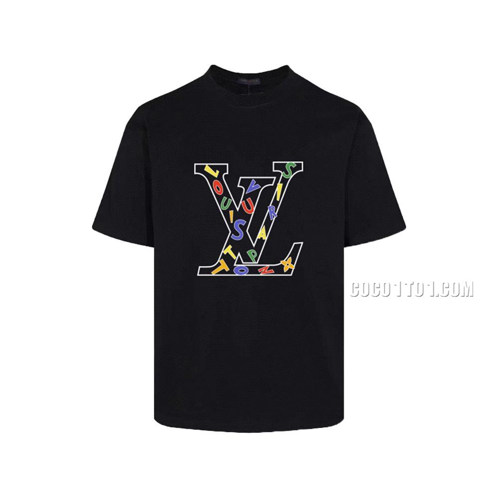Louis Vuitton trendy new printed round neck short-sleeved T-shirt NLOUIS VUITTON42307